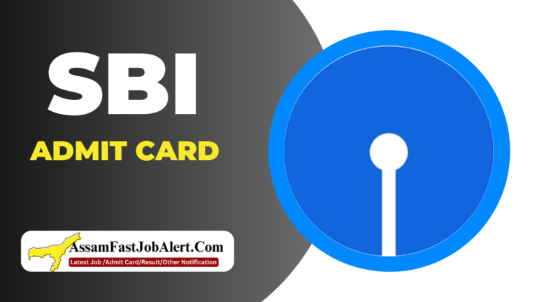 SBI Admit Card 2025